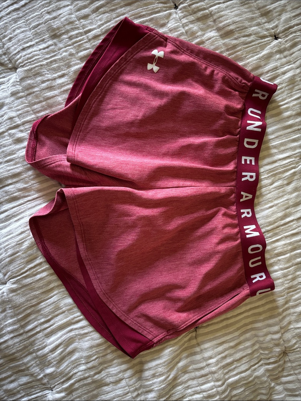 Under Armour Women's Deep Berry Athletic Shorts